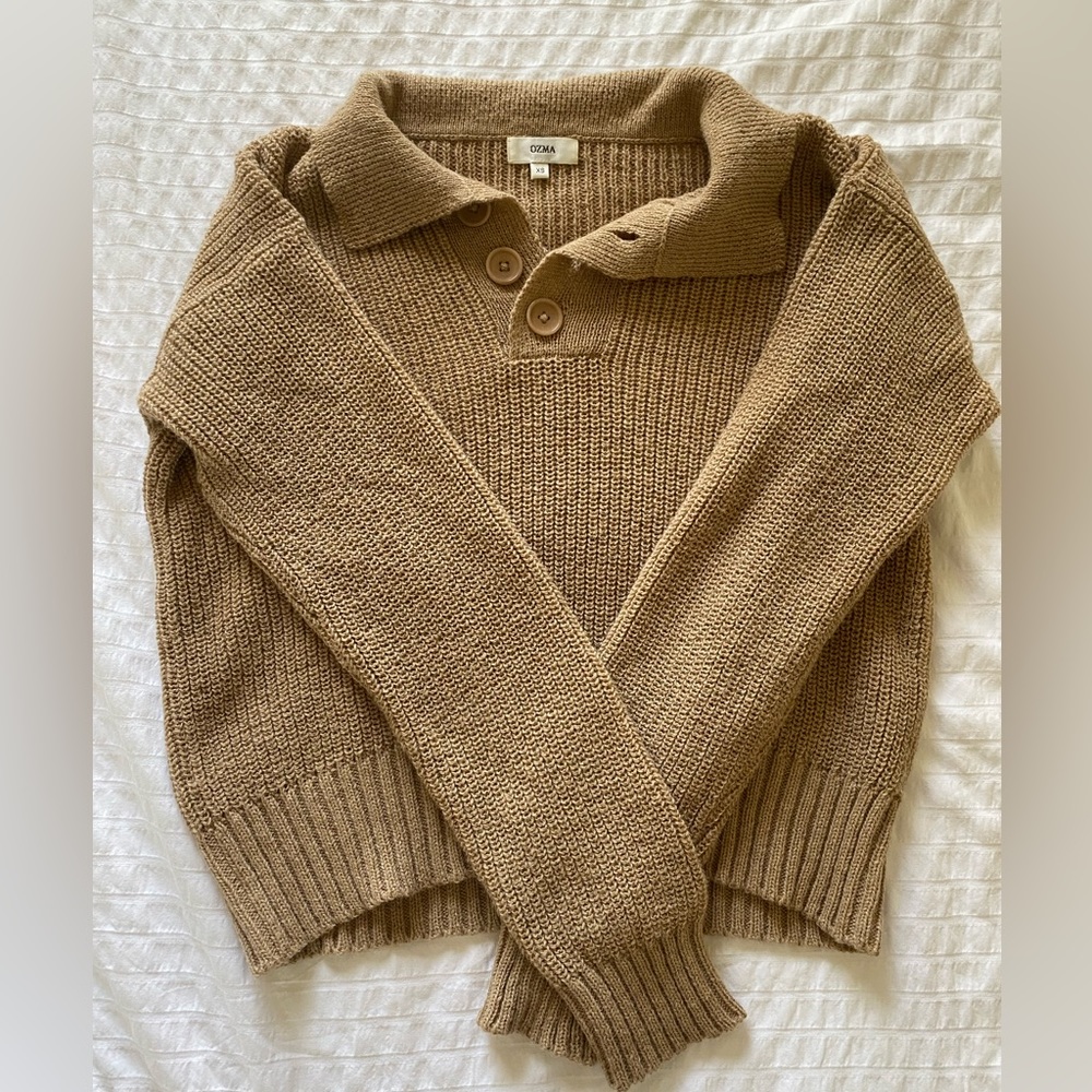 Ozma Wilma pullover in beige size XS